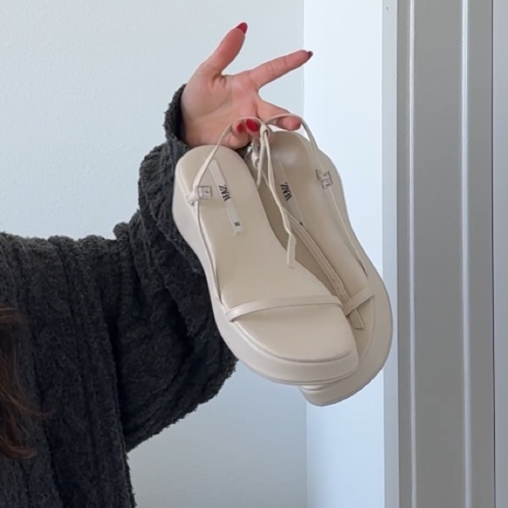 Zara strappy sandals